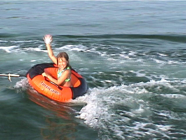 05 Towed behind the dinghy