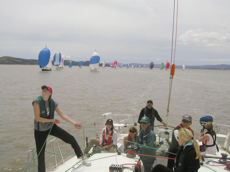 01 Running in San Pablo Bay on Saturday