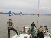 01 Running in San Pablo Bay on Saturday