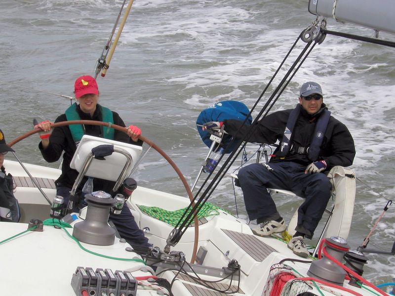 14 Cruising home after the race on Sunday